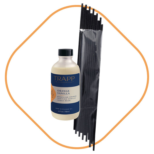 No. 04 Orange Vanilla 4 oz. Reed Diffuser Refill Set