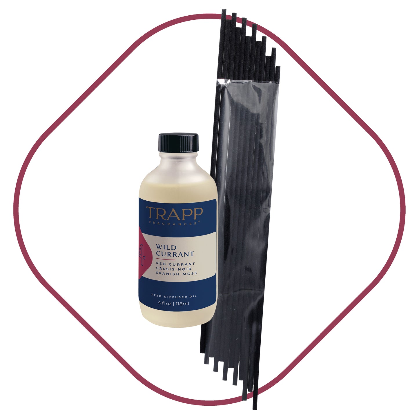 No. 24 Wild Currant 4 oz. Reed Diffuser Refill Set