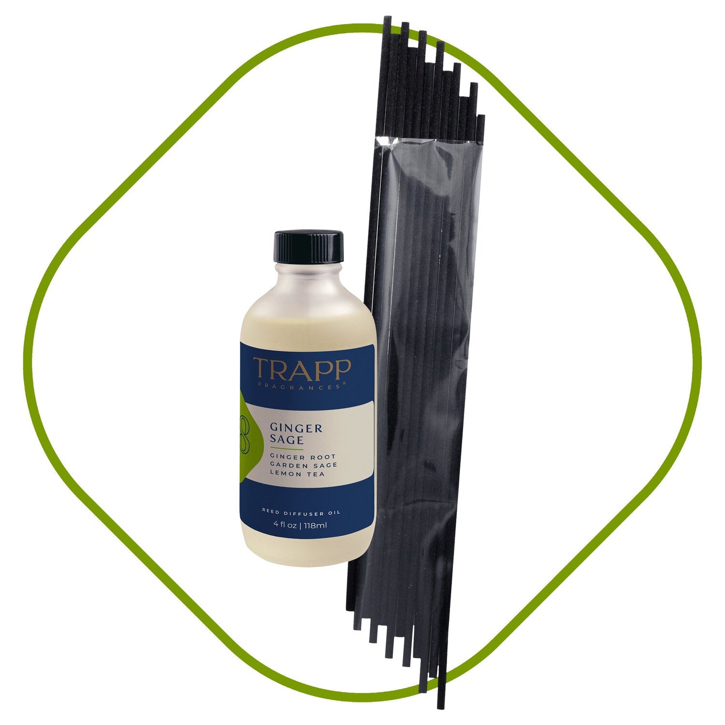 No. 78 Ginger Sage 4 oz. Reed Diffuser Refill Set