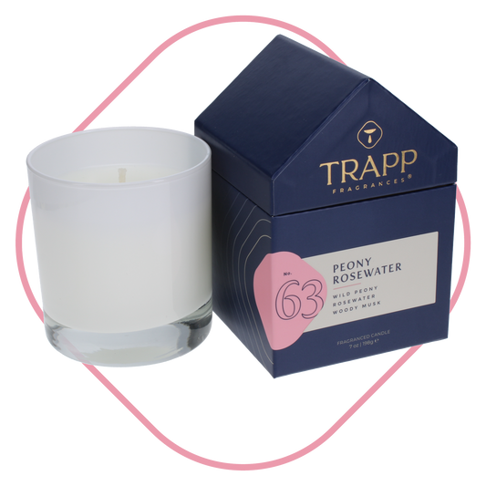 No. 63 Peony Rosewater 7 oz. Candle in House Box