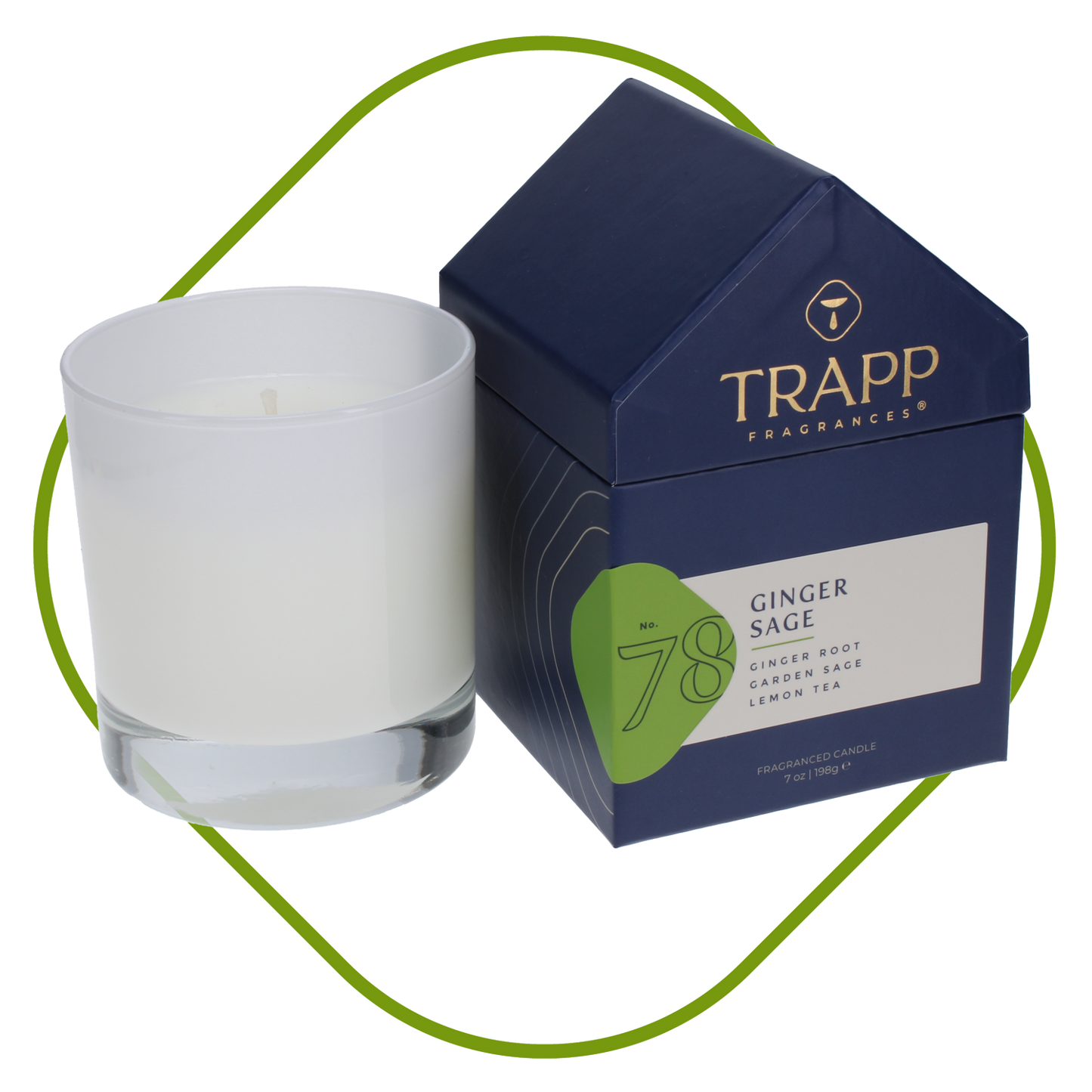 No. 78 Ginger Sage 7 oz. Candle in House Box