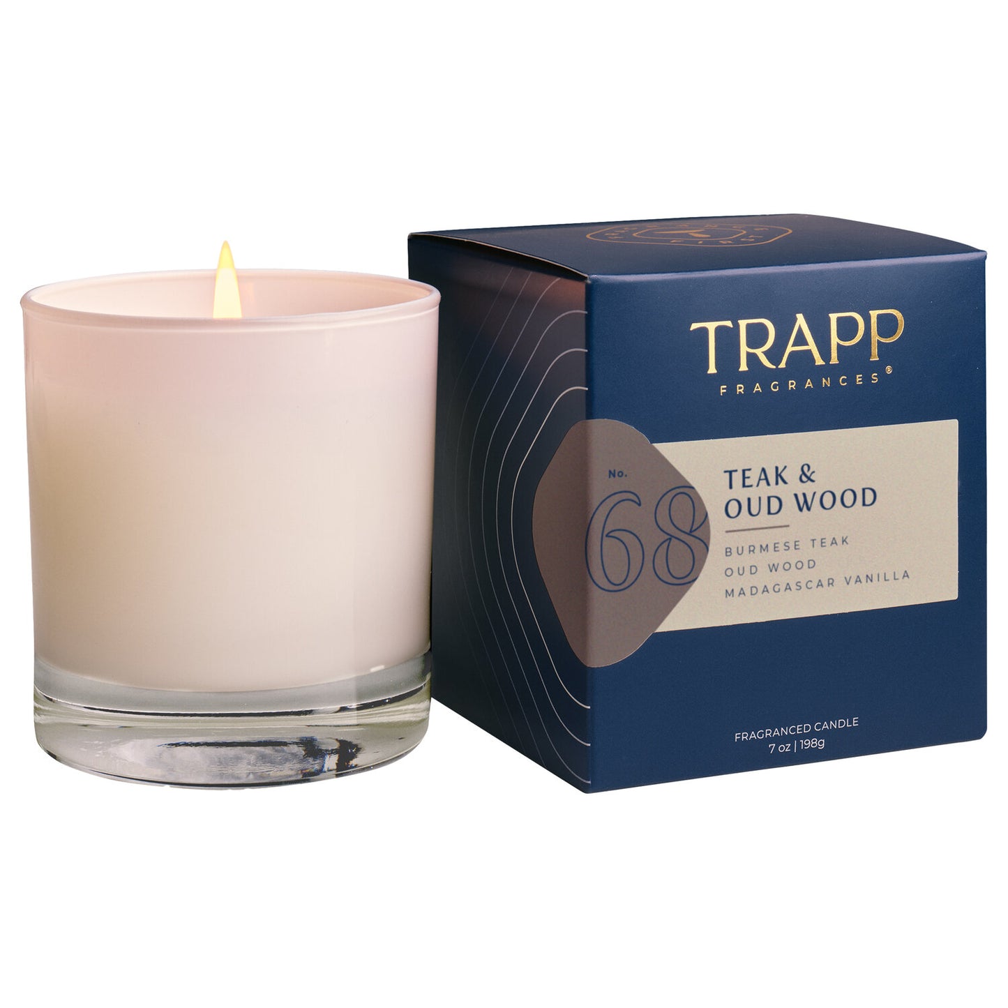 No. 68 Teak & Oud Wood 7 oz. Candle in Signature Box