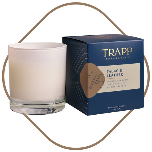 No. 74 Tabac & Leather 7 oz. Candle in Signature Box