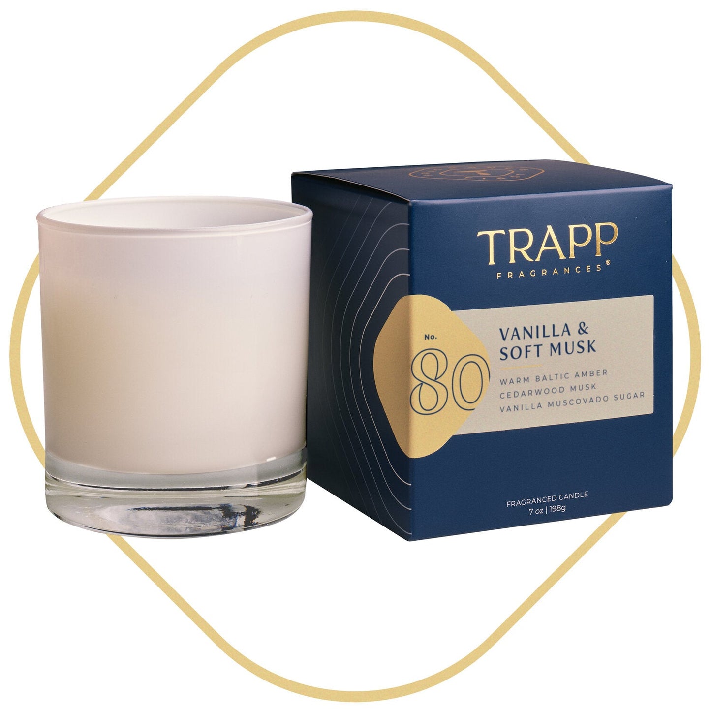 No. 80 Vanilla & Soft Musk 7 oz. Candle in Signature Box