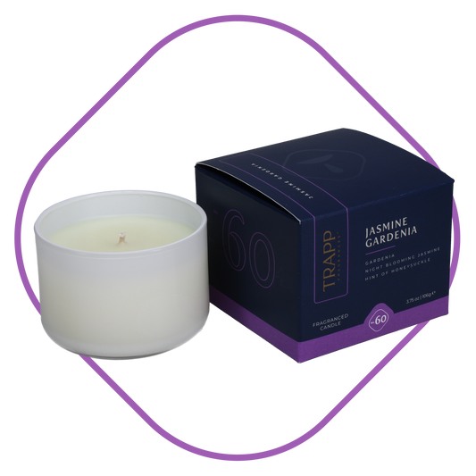 No. 60 Jasmine Gardenia 3.75 oz. Small Poured Candle