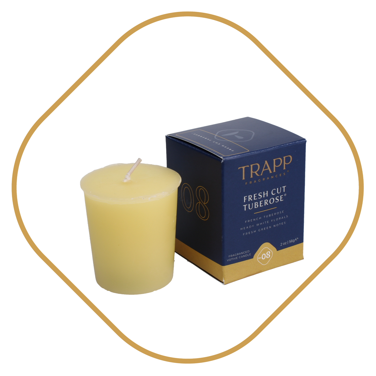 No. 08 Fresh Cut Tuberose 2 oz. Votive Candle