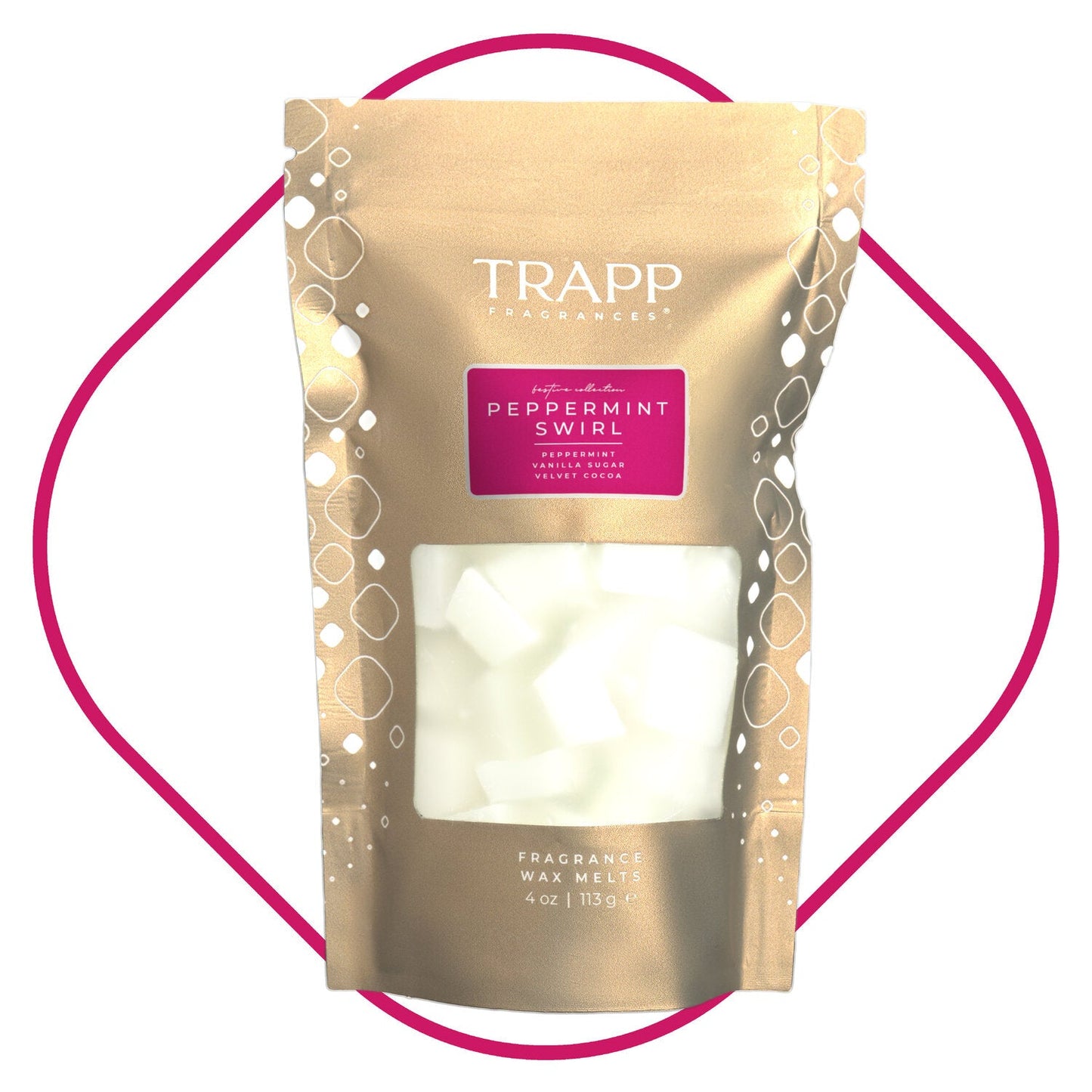 Seasonal Fragrance Wax Melts Peppermint Swirl 4 oz.