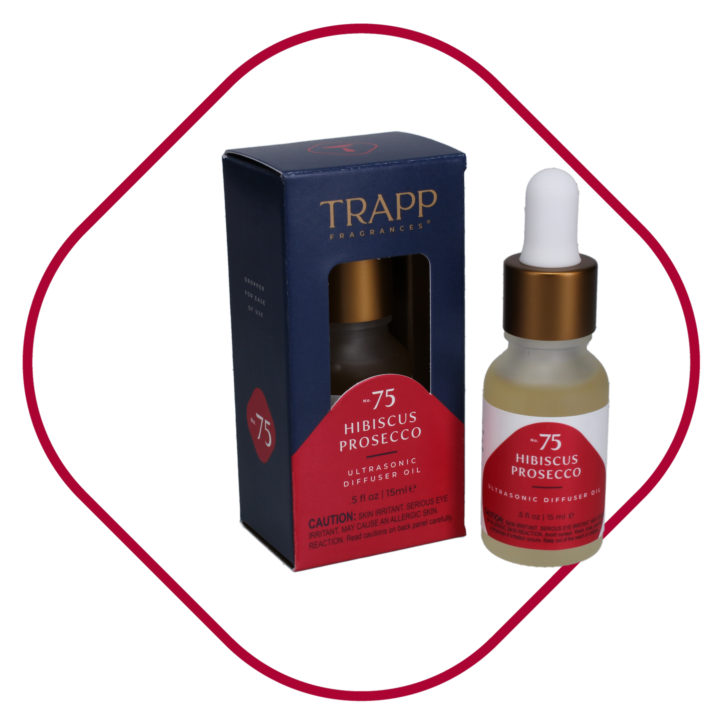 No. 75 Hibiscus Prosecco 0.5 oz. Ultrasonic Diffuser Oil