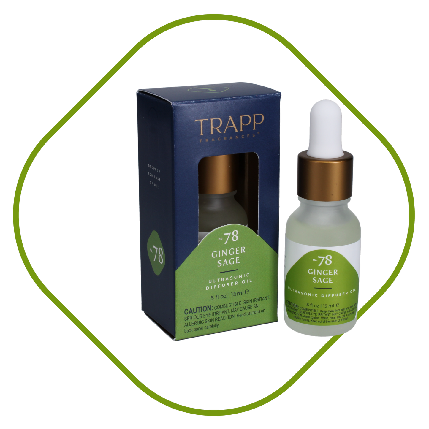 No. 78 Ginger Sage 0.5 oz. Ultrasonic Diffuser Oil