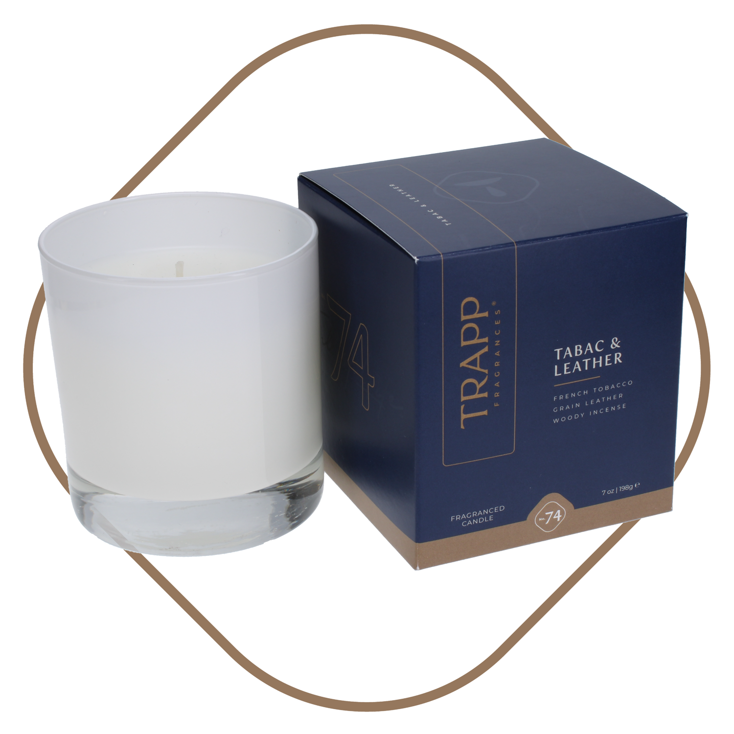 No. 74 Tabac & Leather 7 oz. Candle in Signature Box
