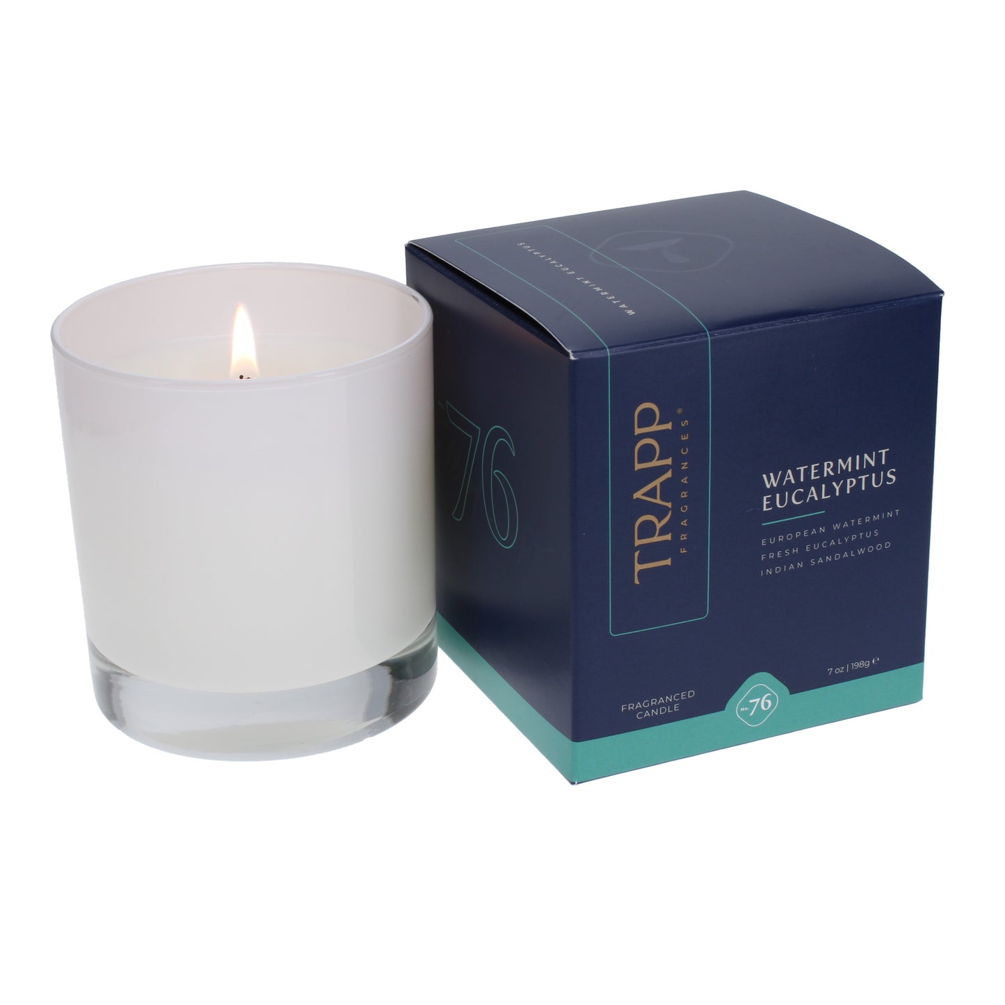 No. 76 Watermint Eucalyptus 7 oz. Candle in Signature Box Image 2