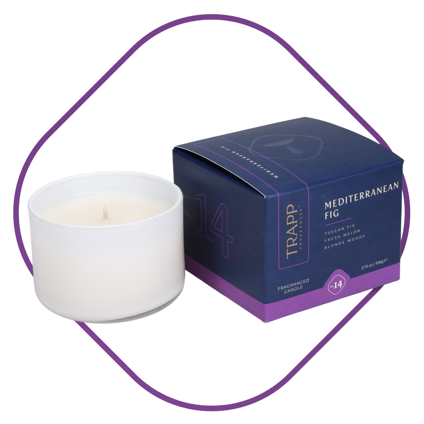 No. 14 Mediterranean Fig 3.75 oz. Small Poured Candle