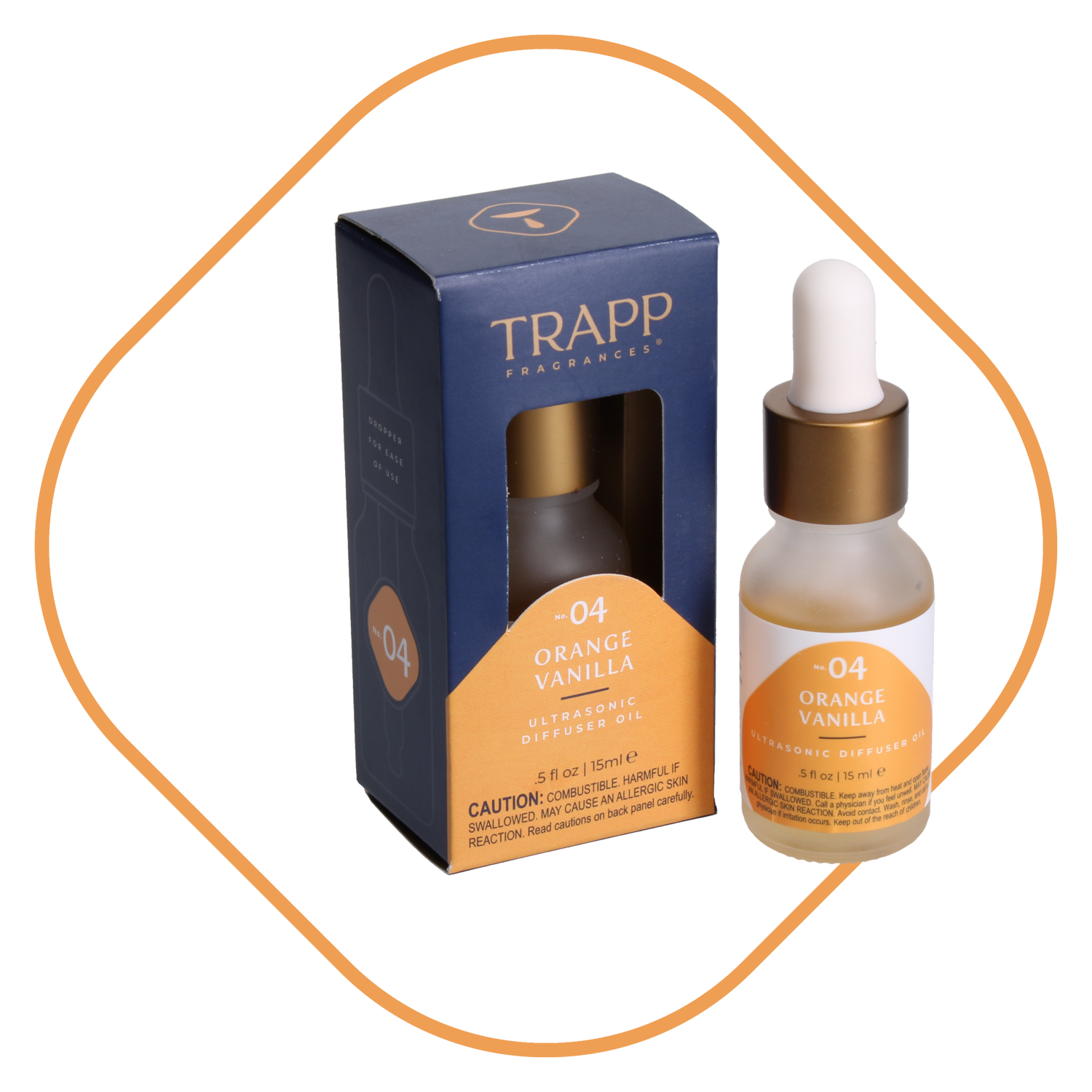 No. 04 Orange Vanilla 0.5 oz. Ultrasonic Diffuser Oil – Trapp
