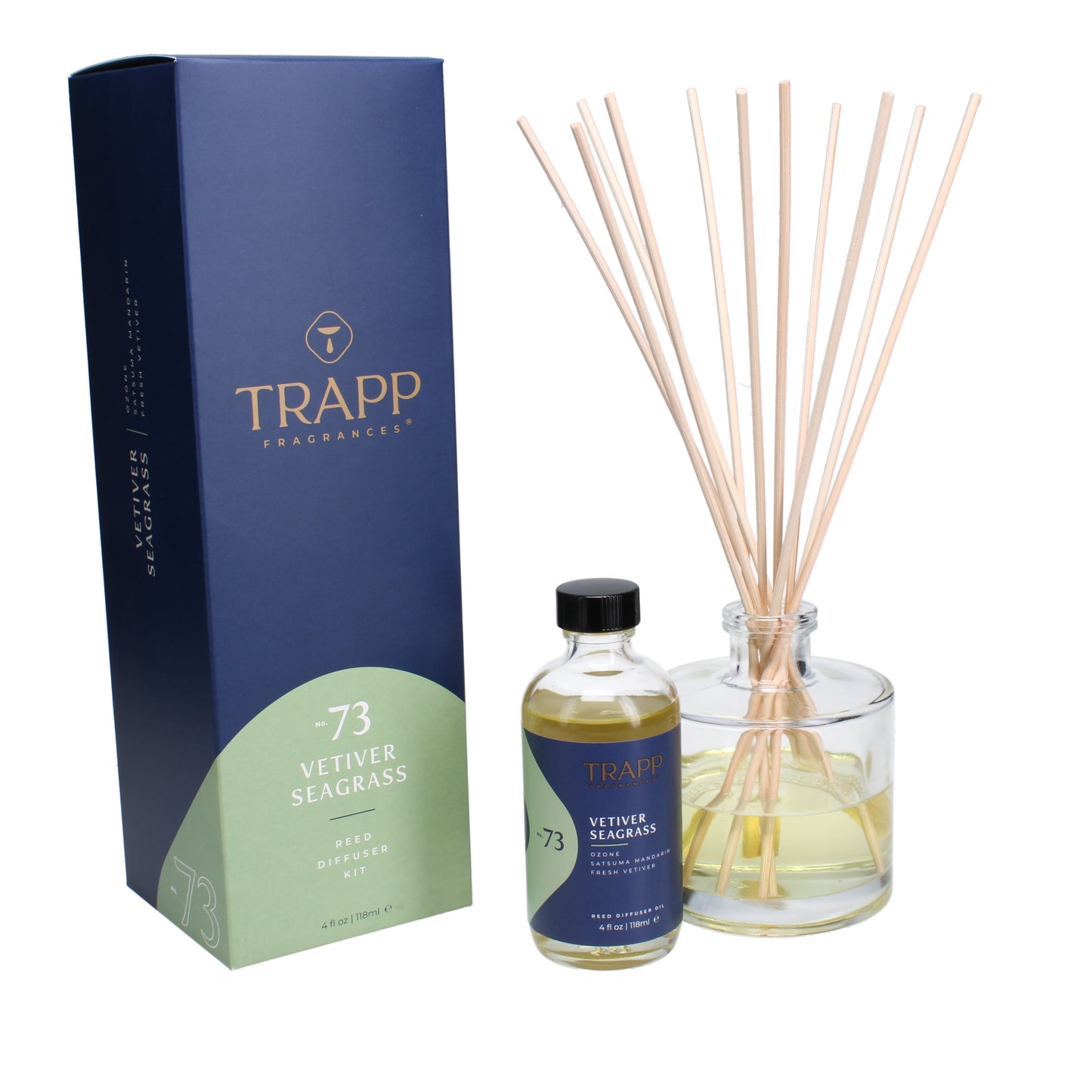 No. 73 Vetiver Seagrass 4 oz. Reed Diffuser Kit Image 2