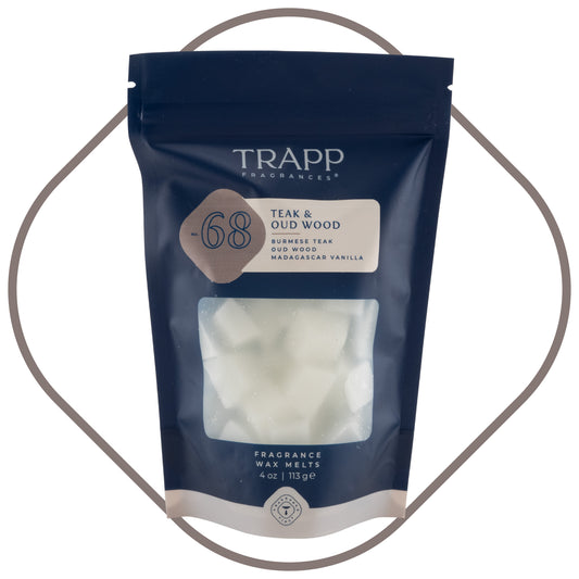 No. 68 Teak & Oud Wood 4 oz. Fragrance Wax Melts