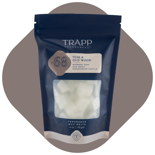 No. 68 Teak & Oud Wood 4 oz. Fragrance Wax Melts