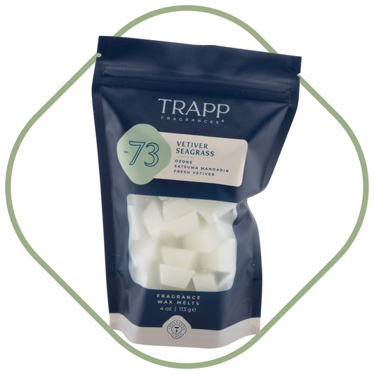 No. 73 Vetiver Seagrass 4 oz. Fragrance Wax Melts