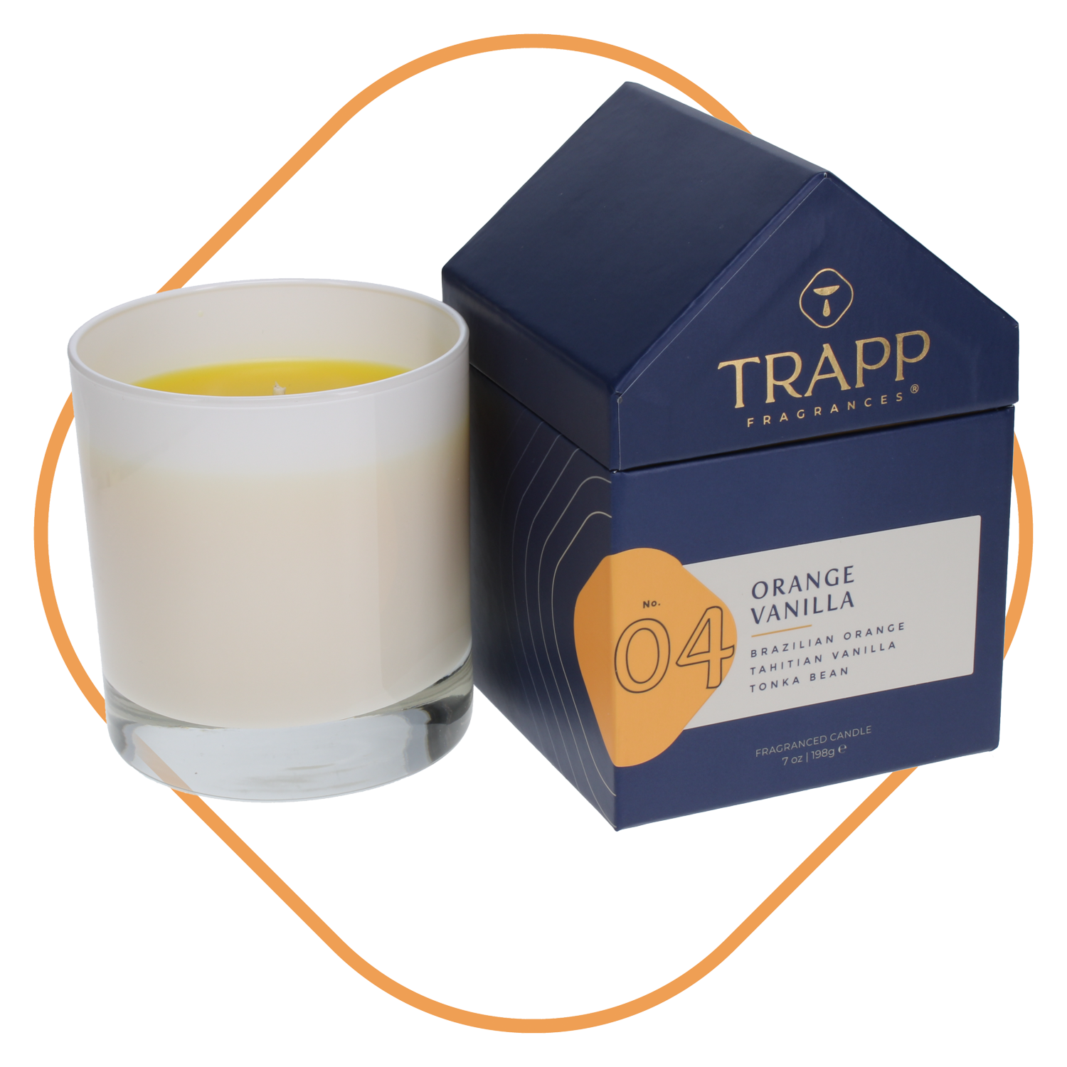 No. 04 Orange Vanilla 7 oz. Candle in House Box