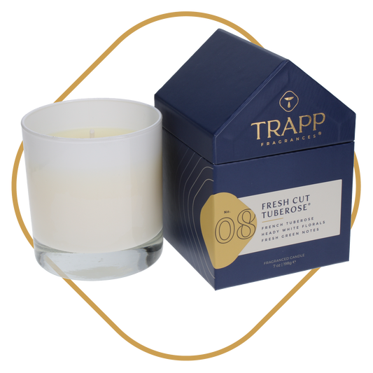 No. 08 Fresh Cut Tuberose 7 oz. Candle in House Box