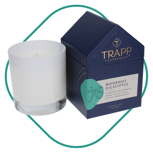 No. 76 Watermint Eucalyptus 7 oz. Candle in House Box