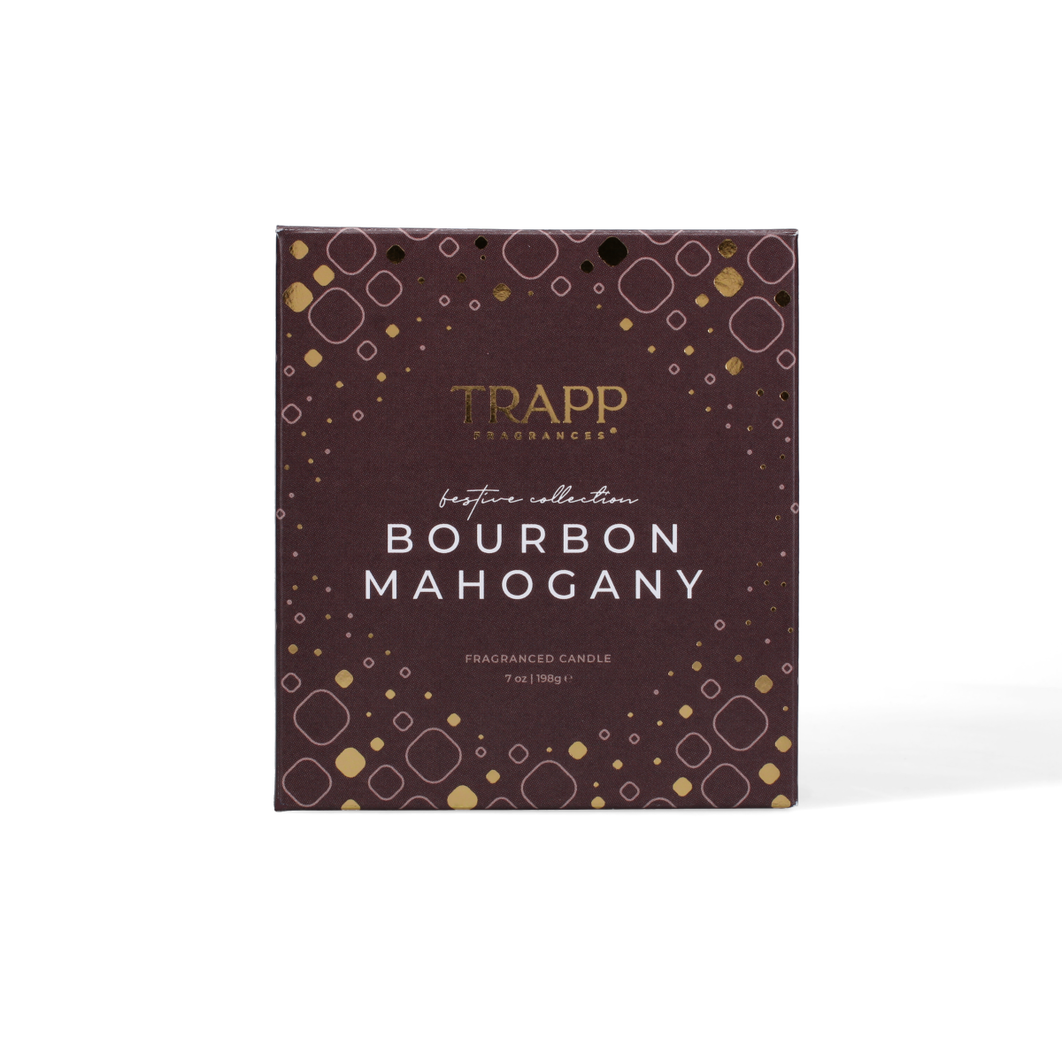 Seasonal Candle Bourbon Mahogany 7 oz. Candle in Signature Box