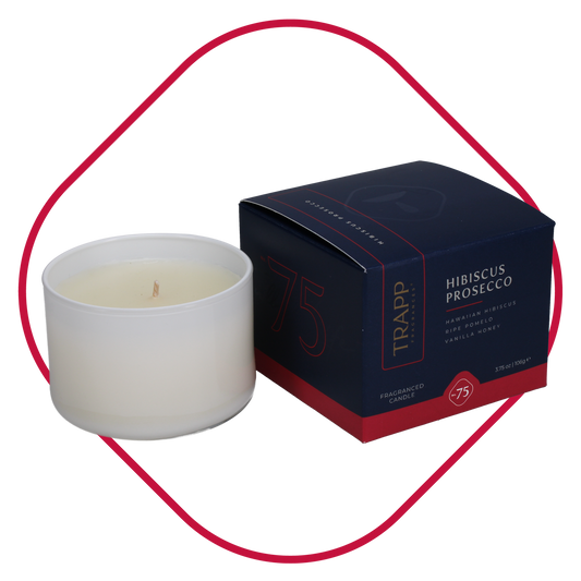 No. 75 Hibiscus Prosecco 3.75 oz. Small Poured Candle