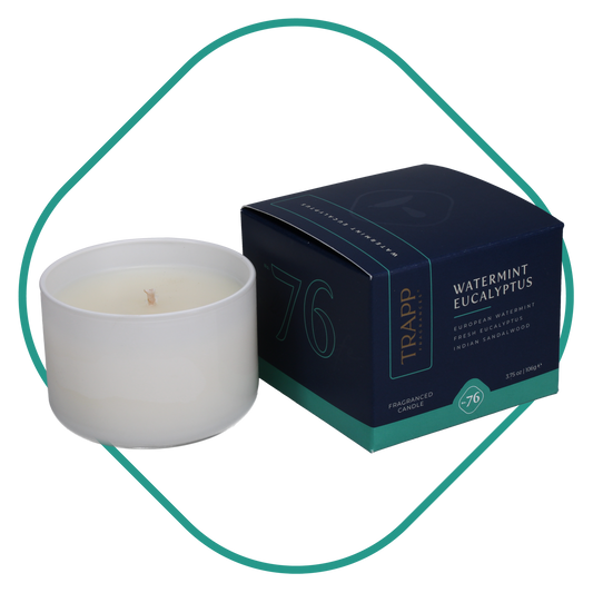 No. 76 Watermint Eucalyptus 3.75 oz. Small Poured Candle