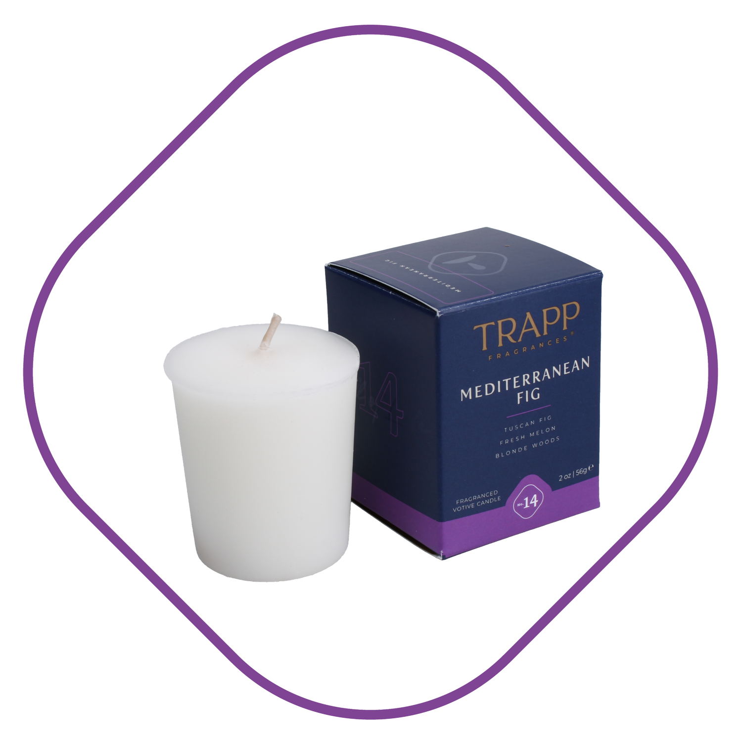 No. 14 Mediterranean Fig 2 oz. Votive Candle