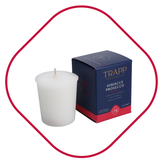 No. 75 Hibiscus Prosecco 2 oz. Votive Candle