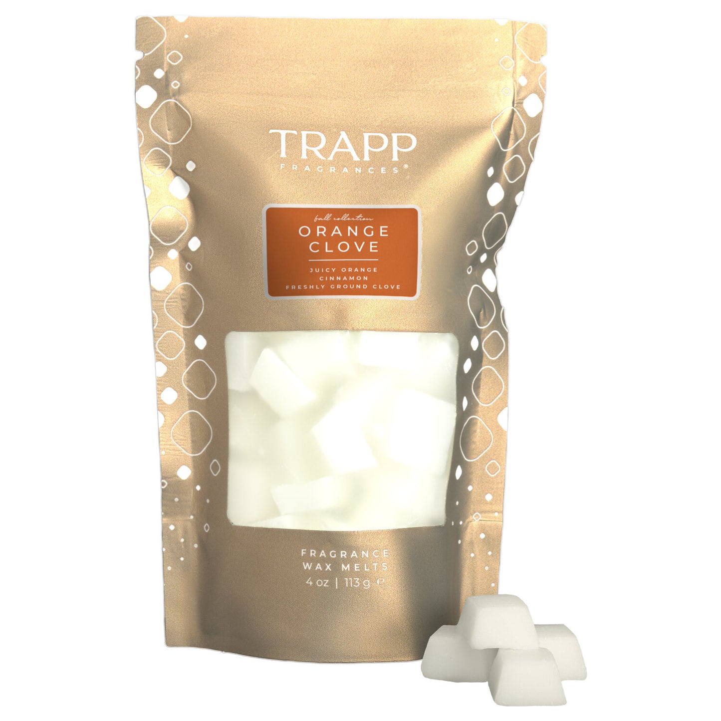 Seasonal Fragrance Wax Melts Orange Clove 4 oz.