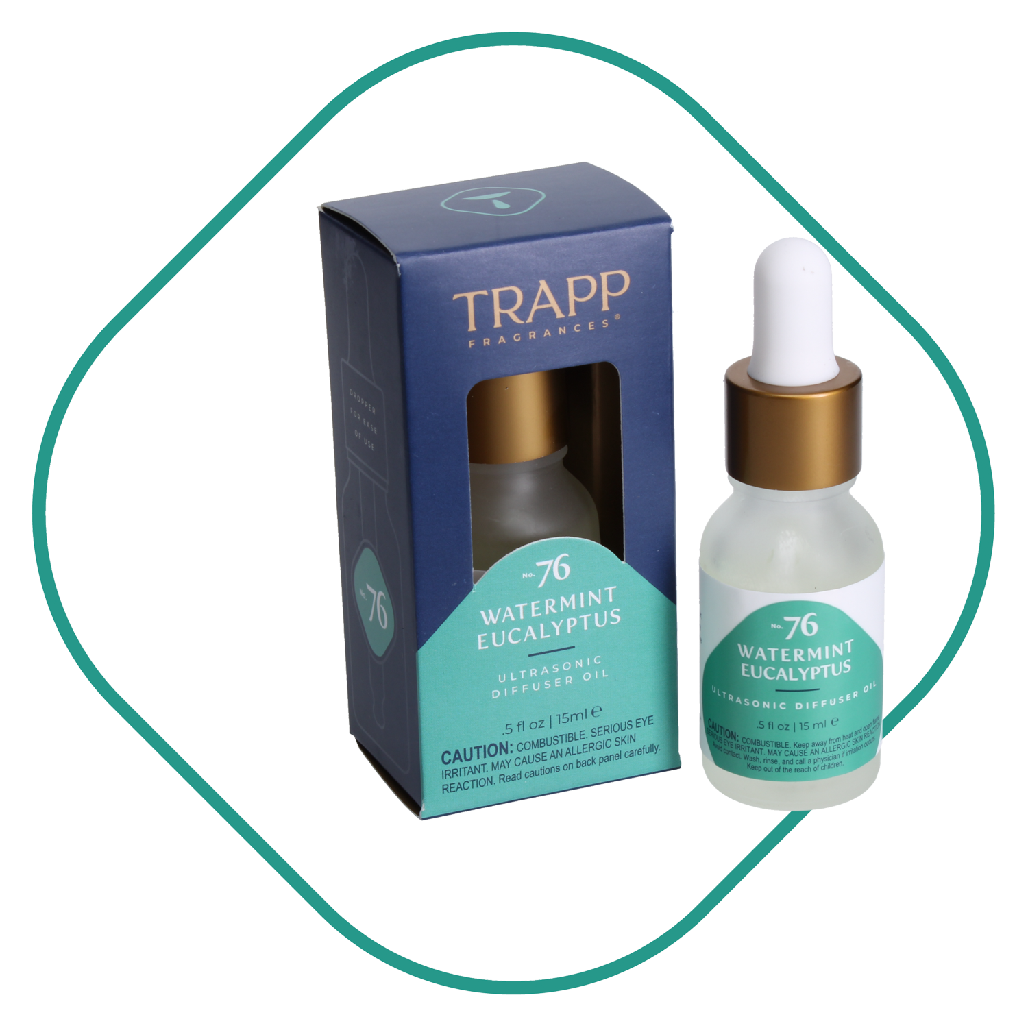 No. 76 Watermint Eucalyptus 0.5 oz. Ultrasonic Diffuser Oil