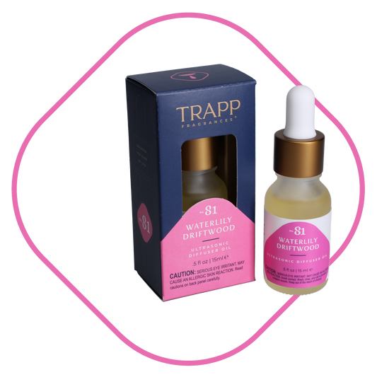 No. 81 Waterlily Driftwood  0.5 oz. Ultrasonic Diffuser Oil