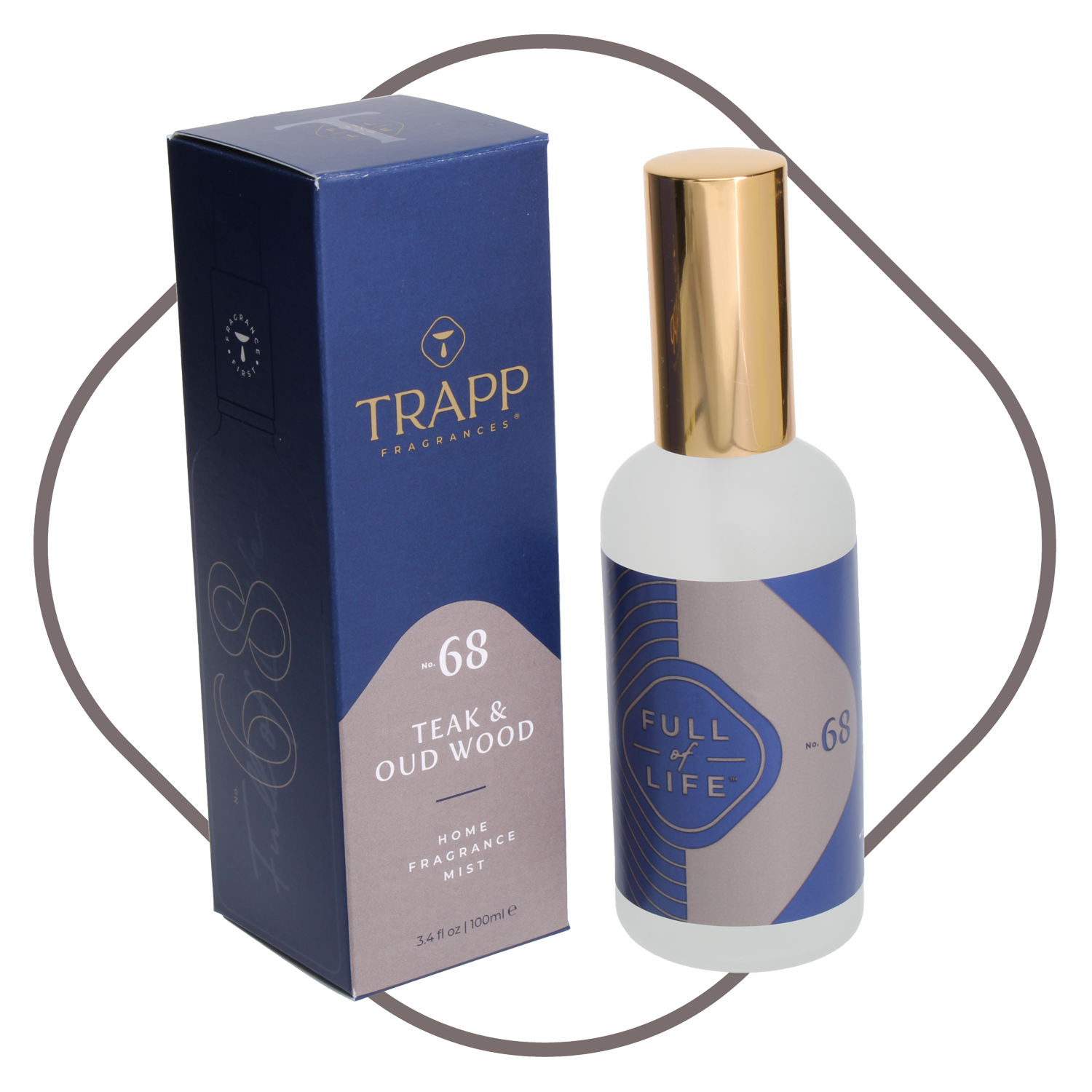 No. 68 Teak & Oud Wood 3.4 oz. Fragrance Mist