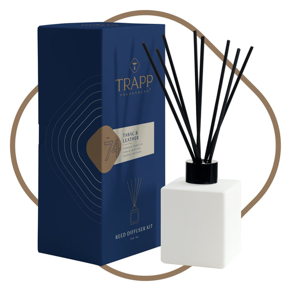 No. 74 Tabac & Leather 4 oz. Reed Diffuser Kit – Trapp Fragrances