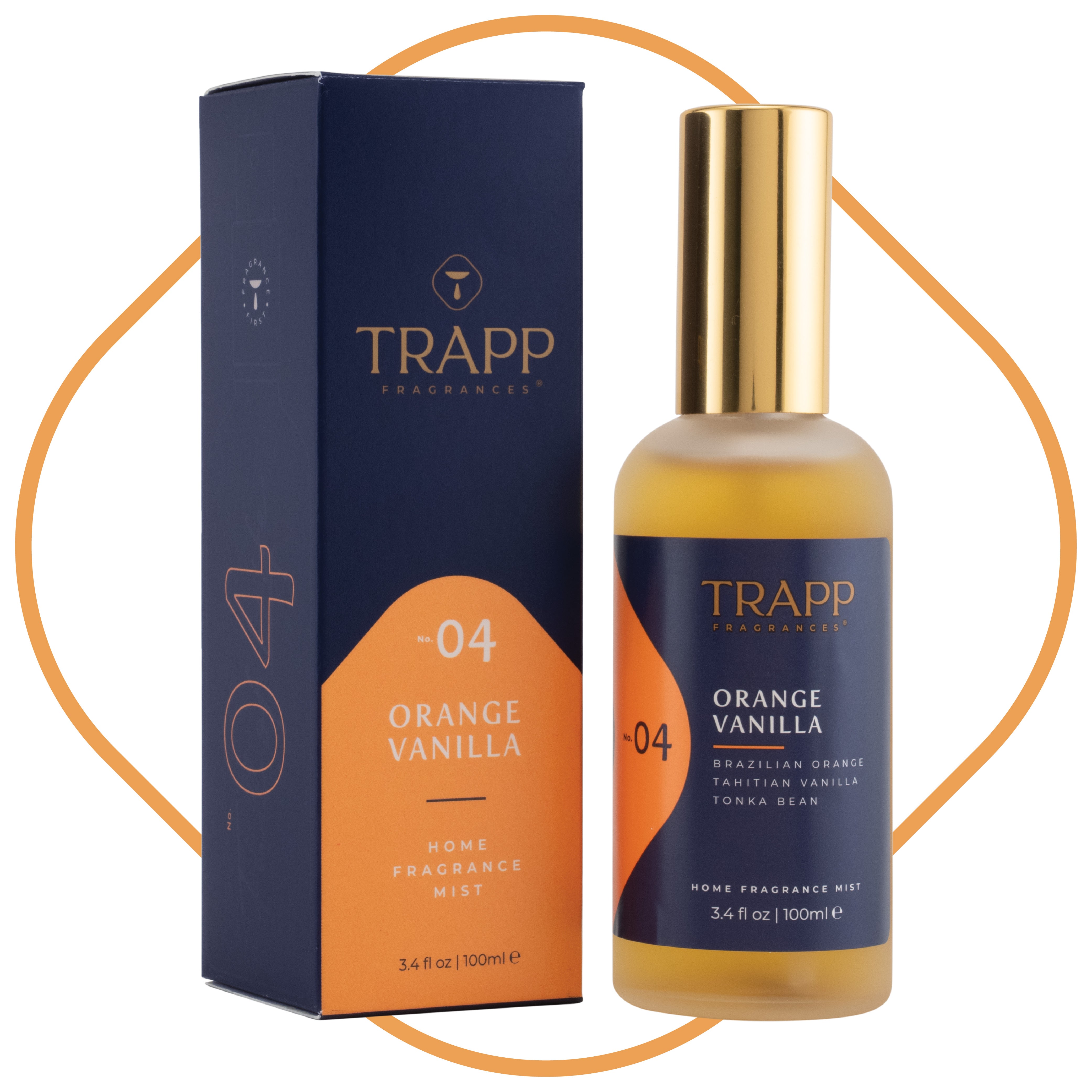 Orange Vanilla Fragrance Mist - 3.4 oz | Trapp Fragrances