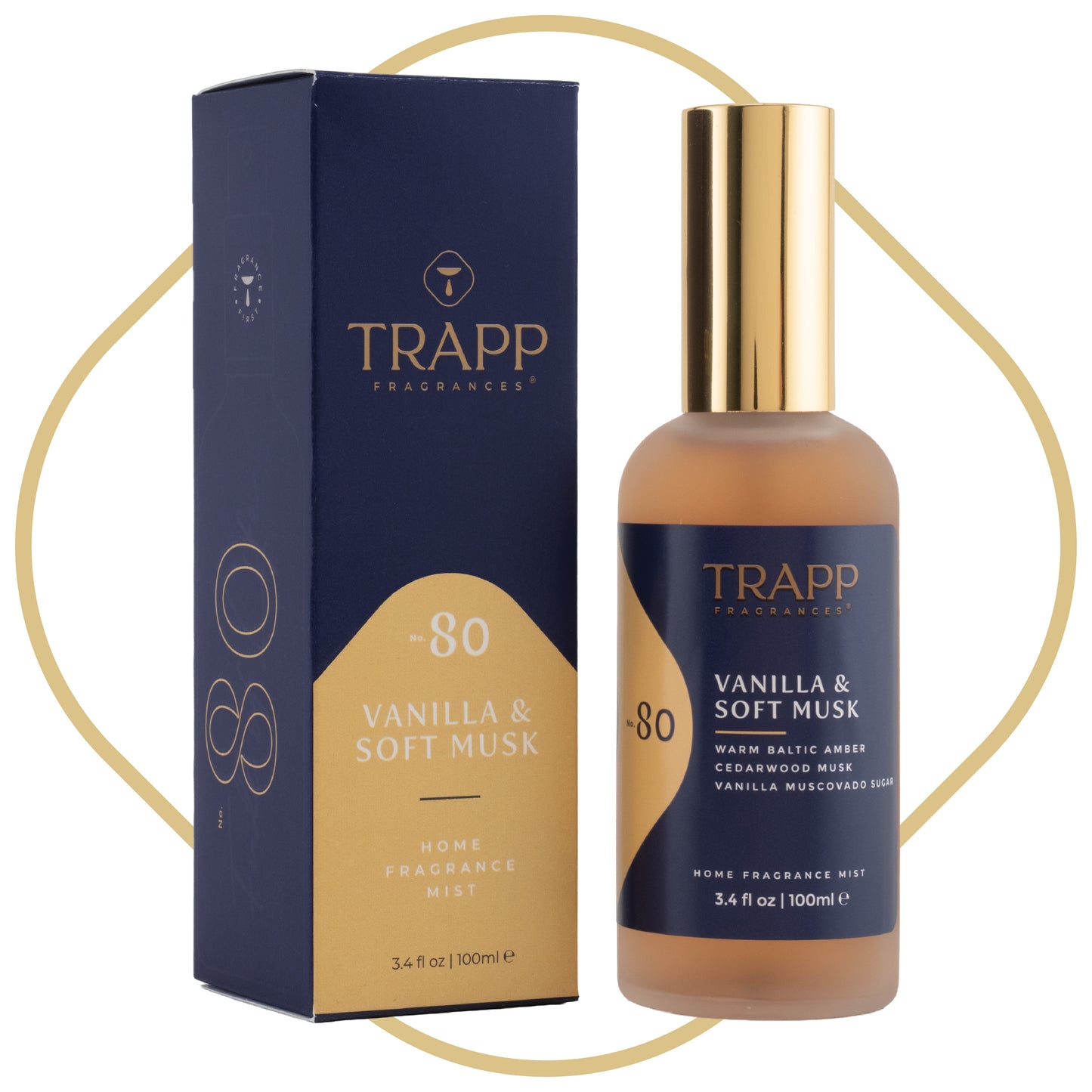 No. 80 Vanilla & Soft Musk  3.4 oz. Fragrance Mist
