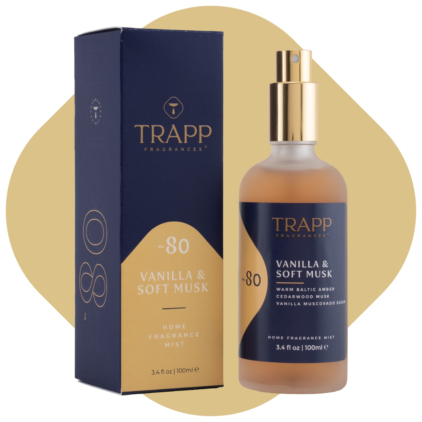 No. 80 Vanilla & Soft Musk  3.4 oz. Fragrance Mist