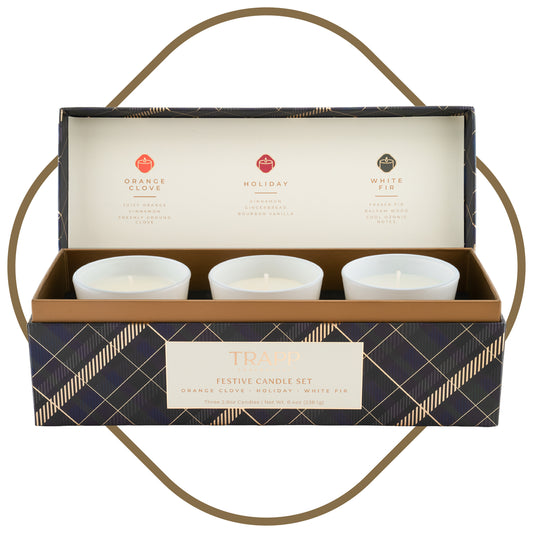 Seasonal 3 Pack 2.8 oz Fragranced Votive Candle Gift Set