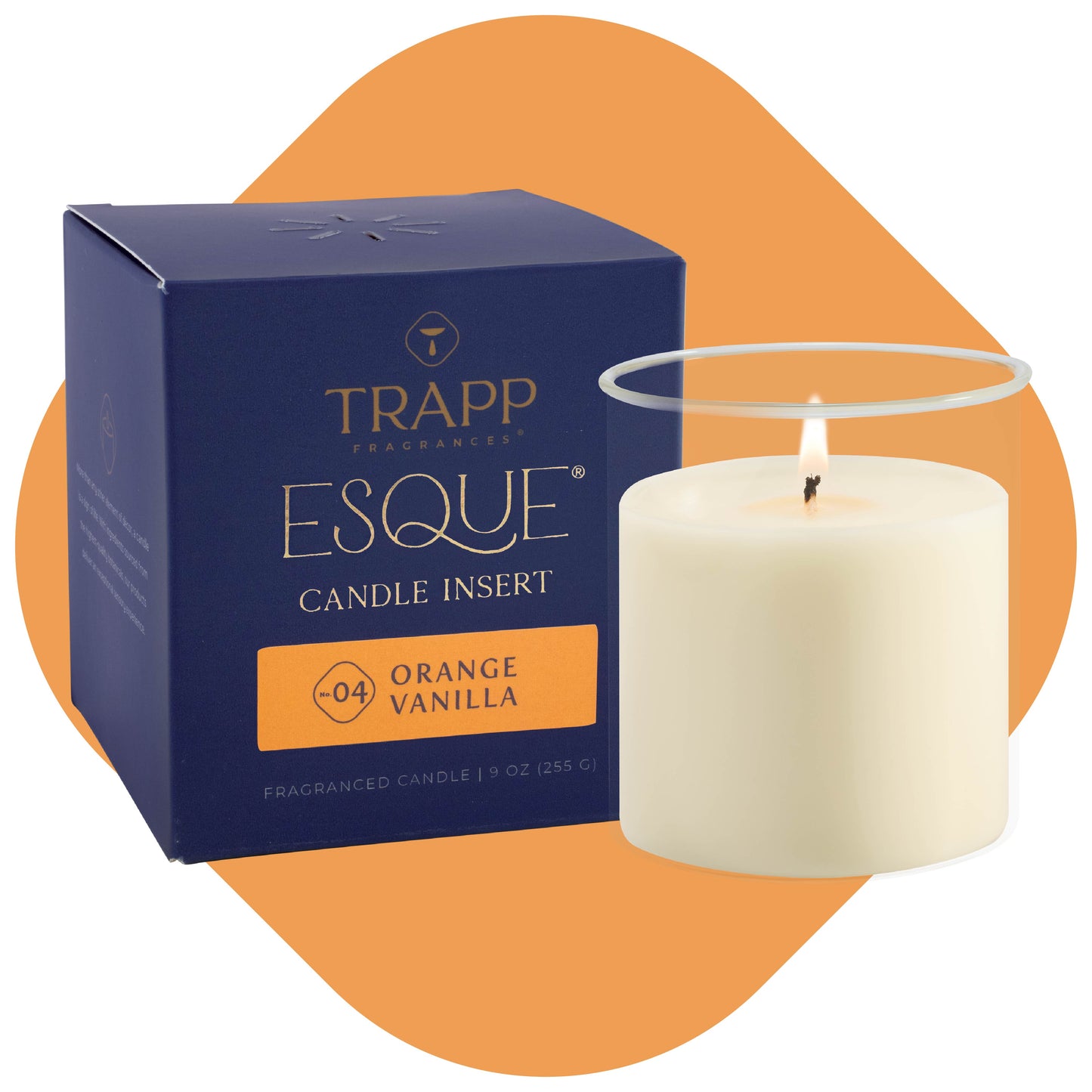 No. 04 Orange Vanilla 9 oz Esque® Candle Insert