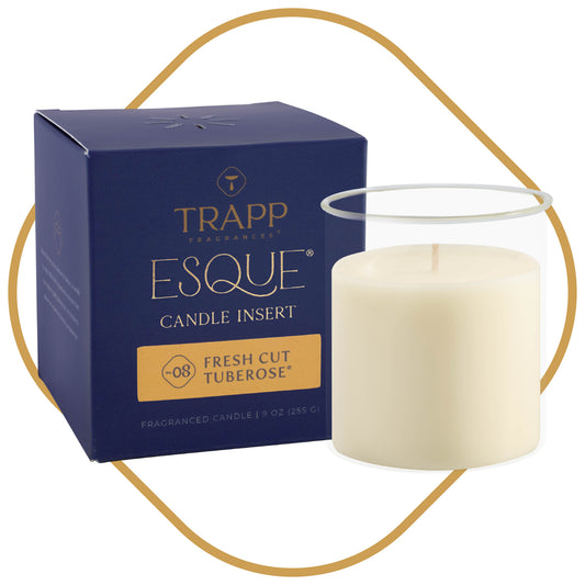 No. 08 Fresh Cut Tuberose® 9 oz Esque® Candle Insert
