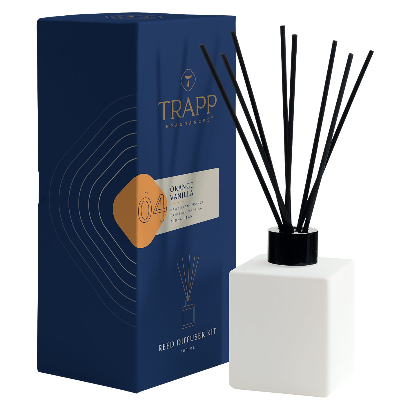 No. 04 Orange Vanilla 4 oz. Reed Diffuser Kit