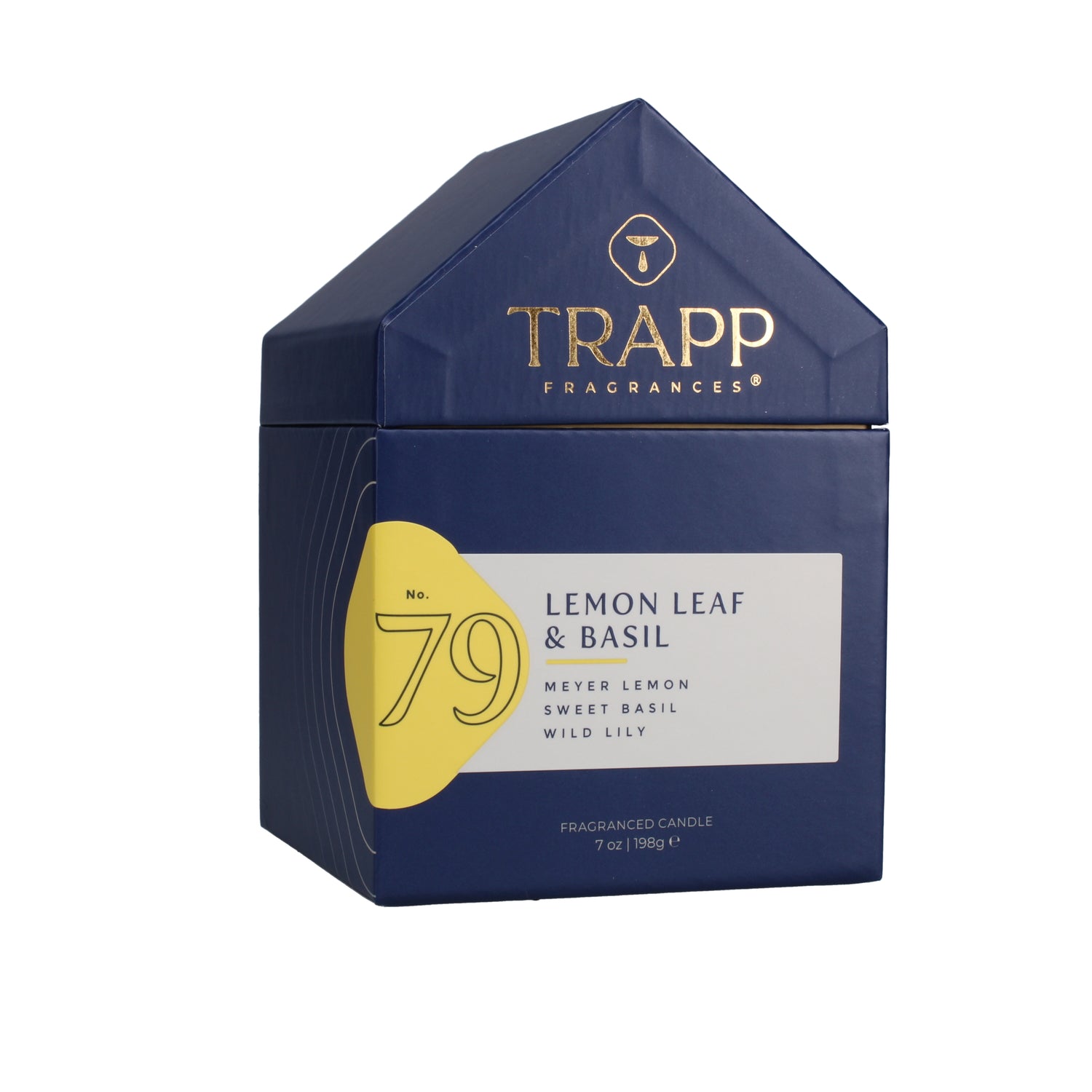 No. 79 Lemon Leaf & Basil 7 oz. Candle in House Box Image 7