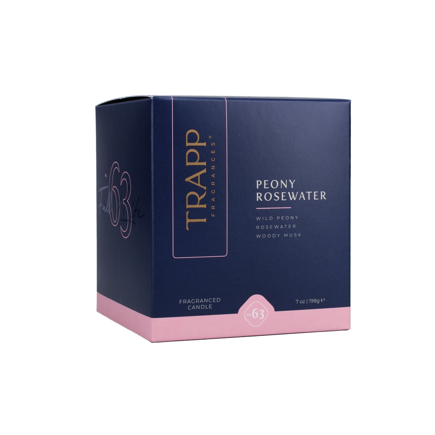 No. 63 Peony Rosewater 7 oz. Candle in Signature Box Image 7