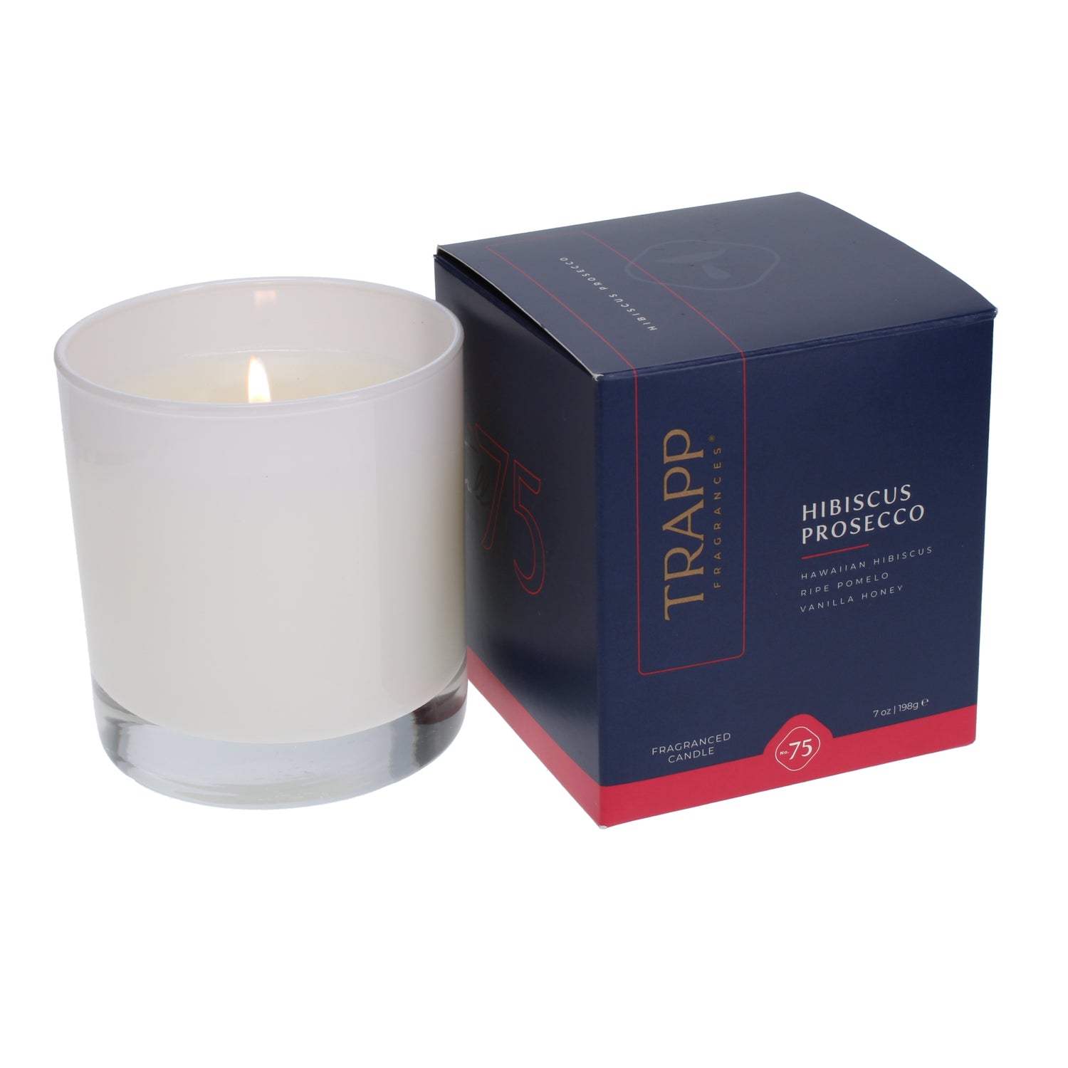 No. 75 Hibiscus Prosecco 7 oz. Candle in Signature Box – Trapp Fragrances