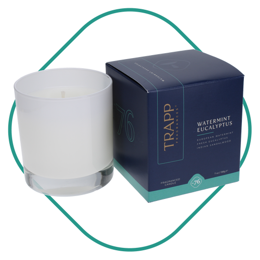 No. 76 Watermint Eucalyptus 7 oz. Candle in Signature Box