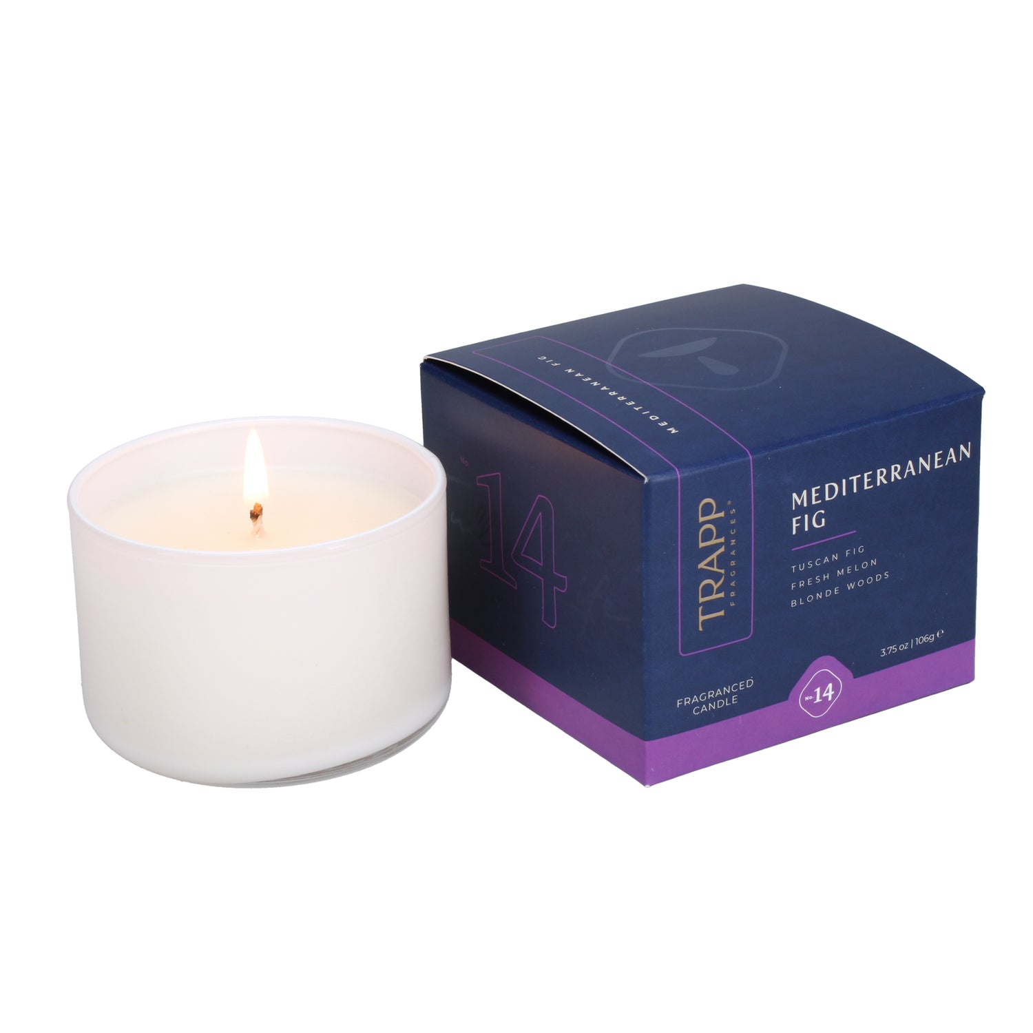 No. 14 Mediterranean Fig 3.75 oz. Small Poured Candle Image 2
