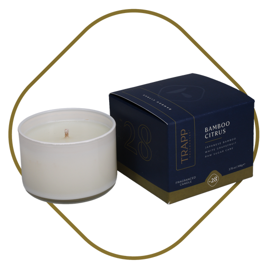 No. 28 Bamboo Citrus 3.75 oz. Small Poured Candle