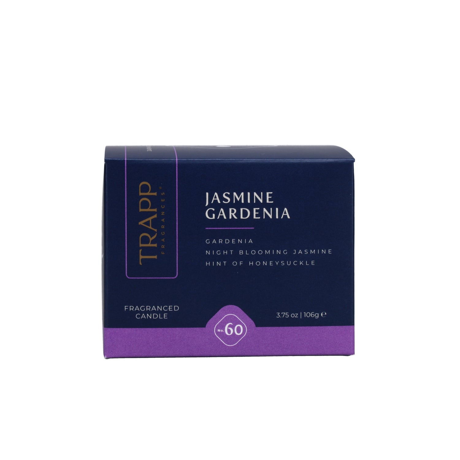 No. 60 Jasmine Gardenia 3.75 oz. Small Poured Candle Image 3