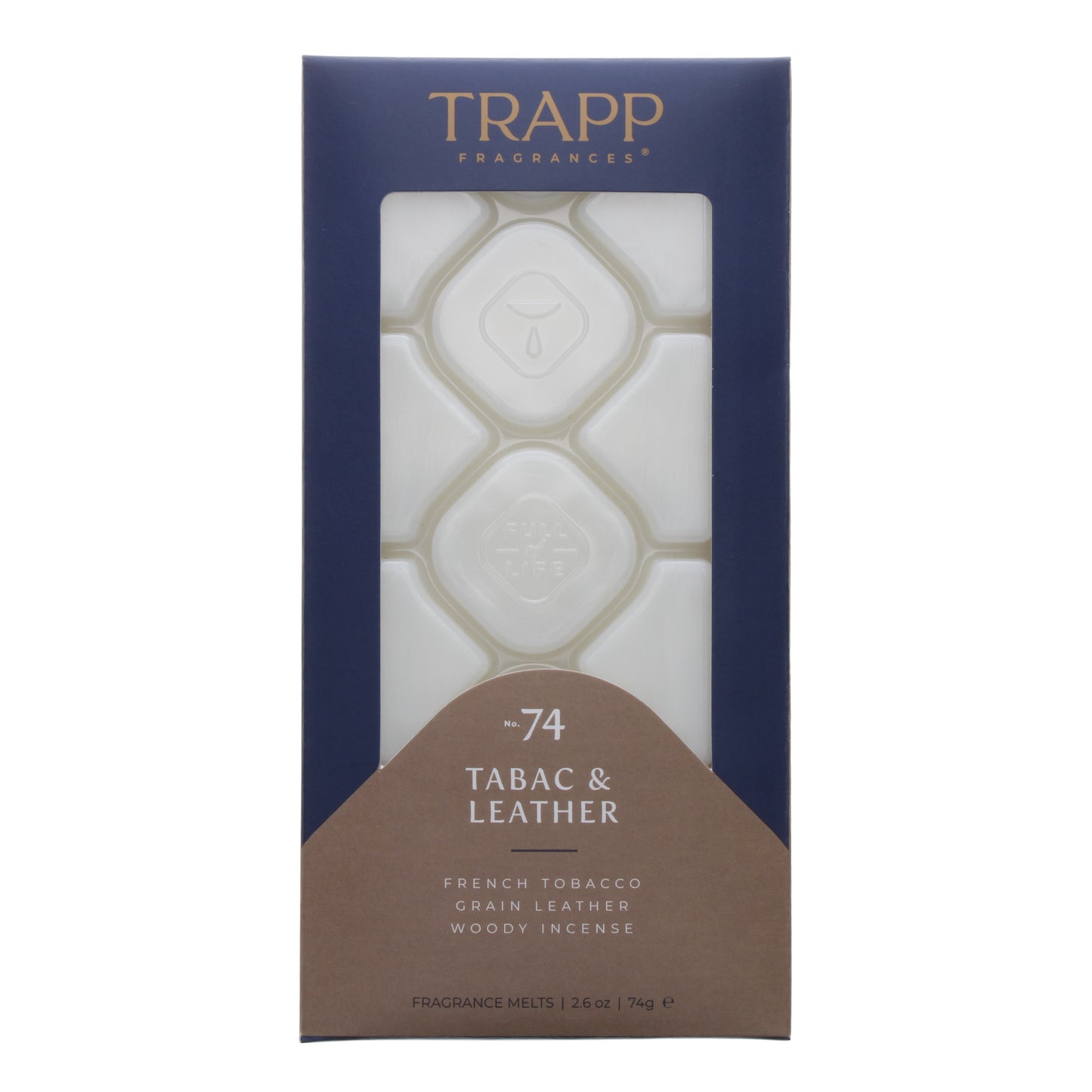 No. 74 Tabac & Leather 2.6 oz. Fragrance Melts Image 3