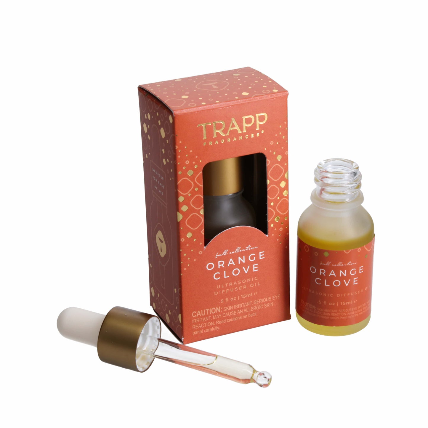 Seasonal Ultrasonic Diffuser Oil Orange Clove 0.5 oz.